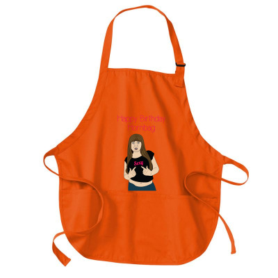 Horn Bag Girl Medium-length Apron Designed By Warning