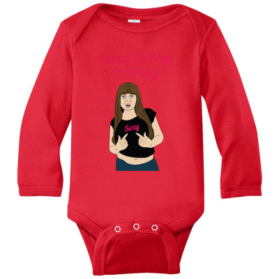 Horn Bag Girl Long Sleeve Baby Bodysuit Designed By Warning