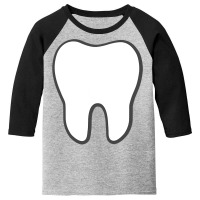 Tooth Fairy  Halloween Tooth Molar Costume Idea Youth 3/4 Sleeve | Artistshot