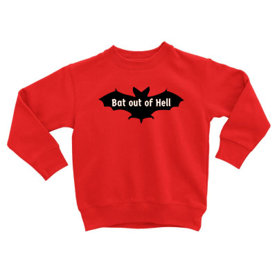 Bat Coming Toddler Sweatshirt Designed By Warning