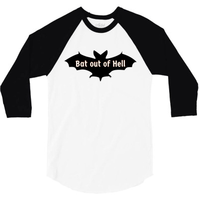 Bat Coming 3/4 Sleeve Shirt Designed By Warning