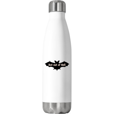 Bat Coming Stainless Steel Water Bottle Designed By Warning
