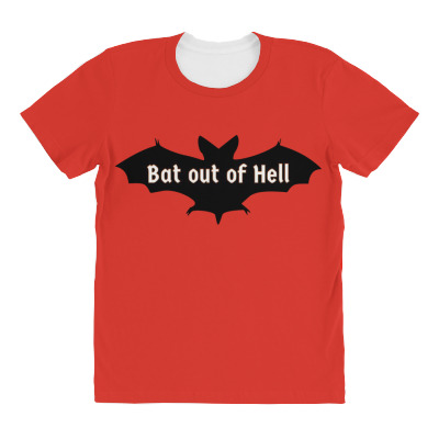 Bat Coming All Over Women's T-shirt Designed By Warning