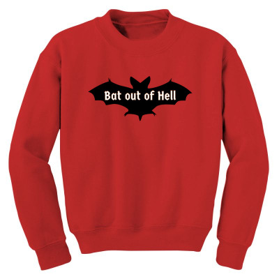 Bat Coming Youth Sweatshirt Designed By Warning