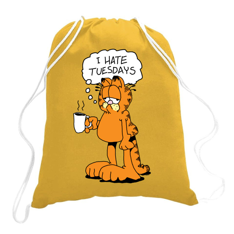 Grafield   I Hate Tuesdays Drawstring Bags | Artistshot