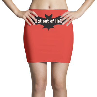 Bat Coming Mini Skirts Designed By Warning