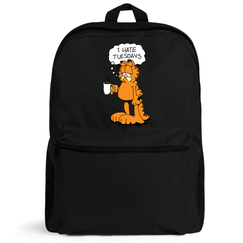 Grafield   I Hate Tuesdays Backpack | Artistshot