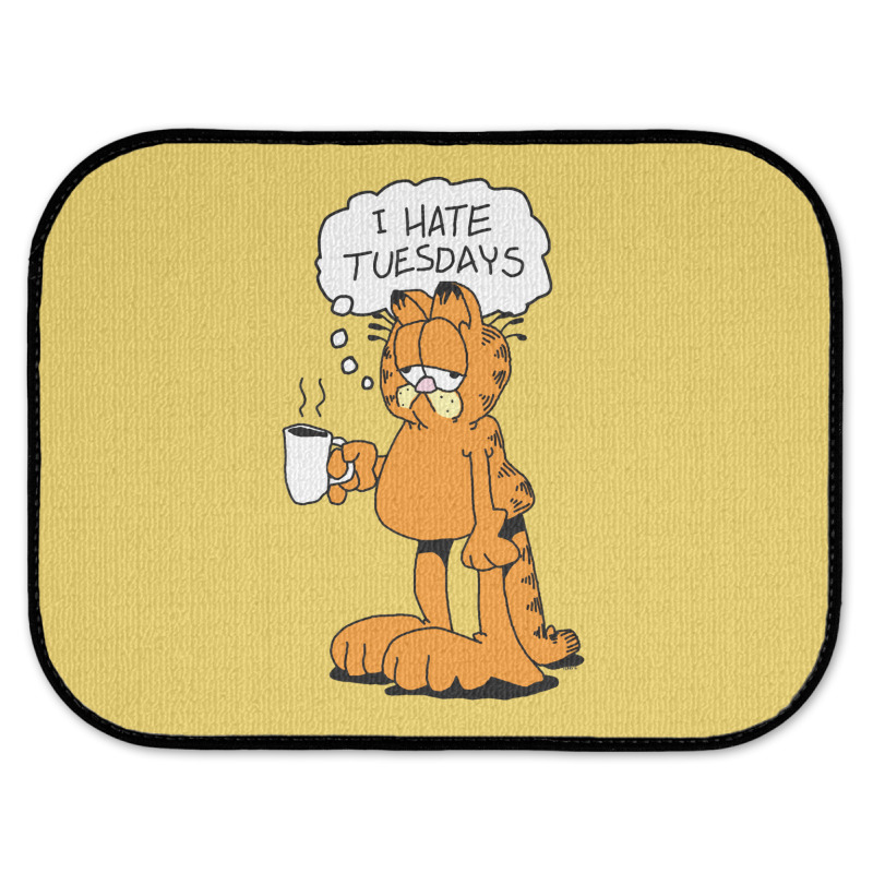 Grafield   I Hate Tuesdays Rear Car Mat | Artistshot