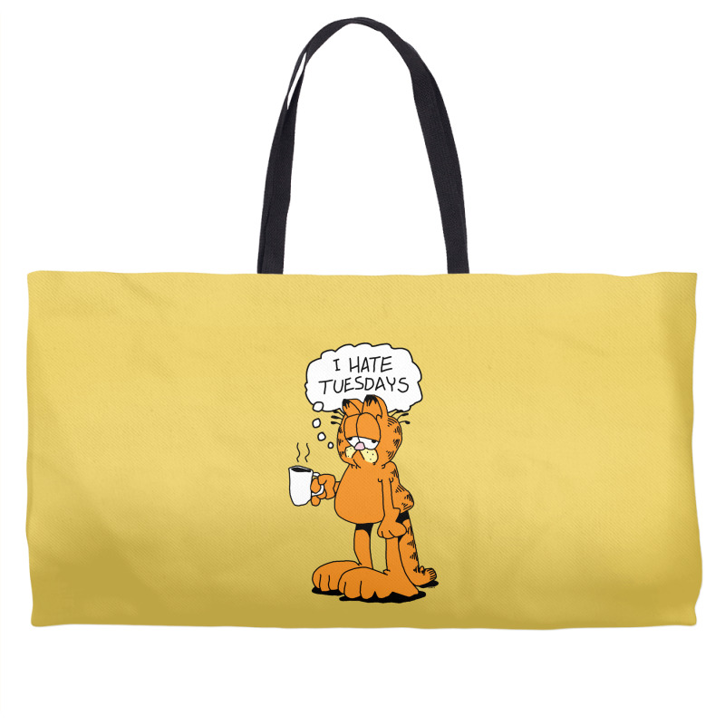 Grafield   I Hate Tuesdays Weekender Totes | Artistshot