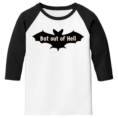 Bat Coming Youth 3/4 Sleeve Designed By Warning