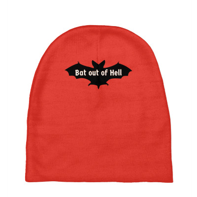 Bat Coming Baby Beanies Designed By Warning