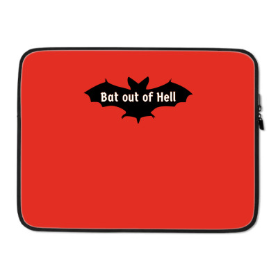 Bat Coming Laptop Sleeve Designed By Warning