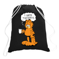 Grafield   I Hate Tuesdays Drawstring Bags | Artistshot