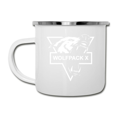 Wolf Face Logo Camper Cup Designed By Warning
