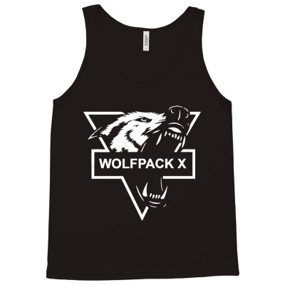 Wolf Face Logo Tank Top Designed By Warning