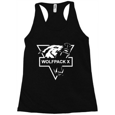 Wolf Face Logo Racerback Tank Designed By Warning