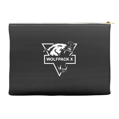Wolf Face Logo Accessory Pouches Designed By Warning