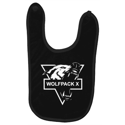 Wolf Face Logo Baby Bibs Designed By Warning