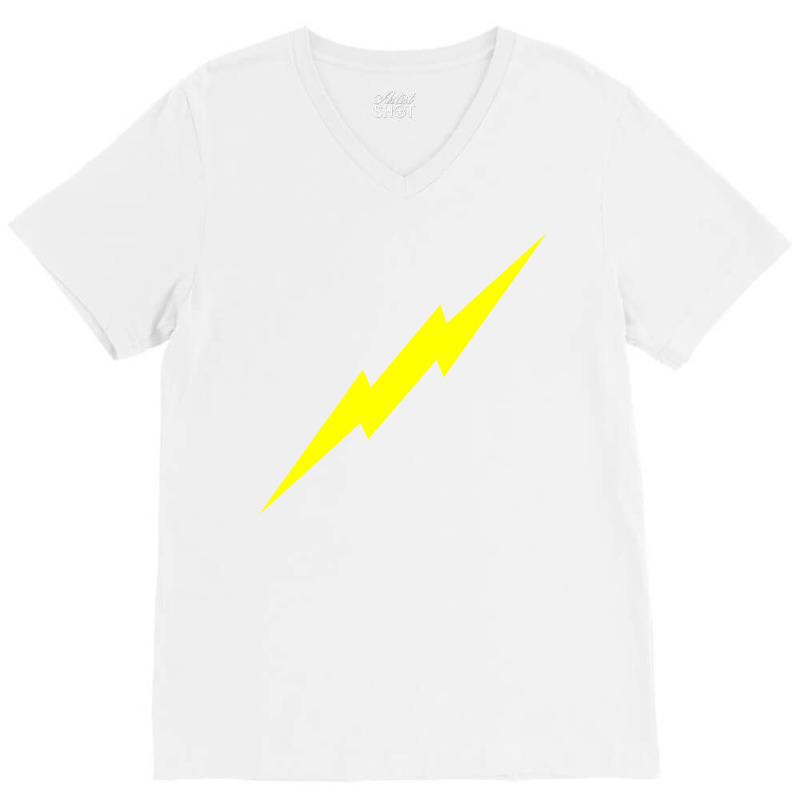 Lightning Bolt V-Neck Tee by onyekaafeku4 | Artistshot