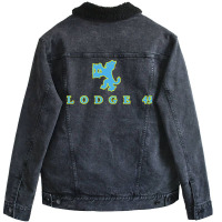 Lodge 49 Unisex Sherpa-lined Denim Jacket | Artistshot