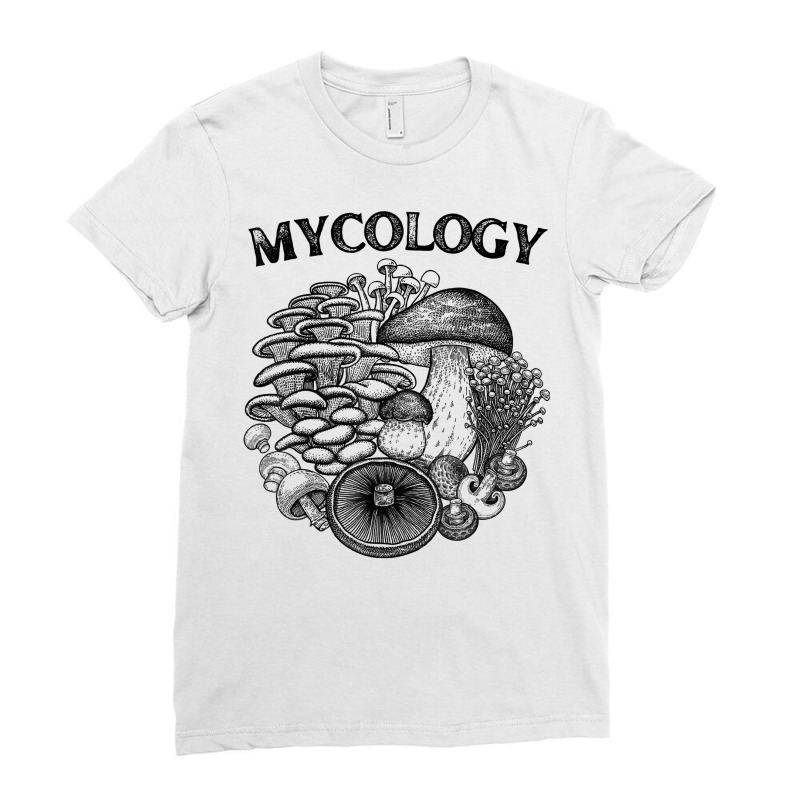 Mycologist Wild Mushrooms Mycology T Shirt Ladies Fitted T-Shirt by linbere | Artistshot