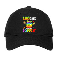 Happy 100 Days Of School And Still Poppin 100th Day Pop It T Shirt Adjustable Cap | Artistshot