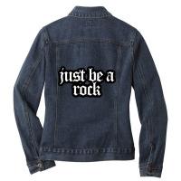 Hot Trend Eeaao Quotes Ladies Denim Jacket | Artistshot