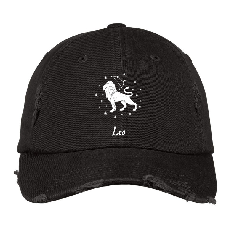 Trending Leo Zodiac Sign Horoscope Astrology Unisex Vintage Cap | Artistshot