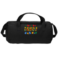 Daddy Brick Builder Funny Blocks Master Builder Dad T Shirt Duffel Bag | Artistshot