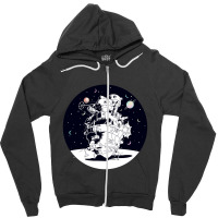 Trending Castle In A Starry Night Zipper Hoodie | Artistshot