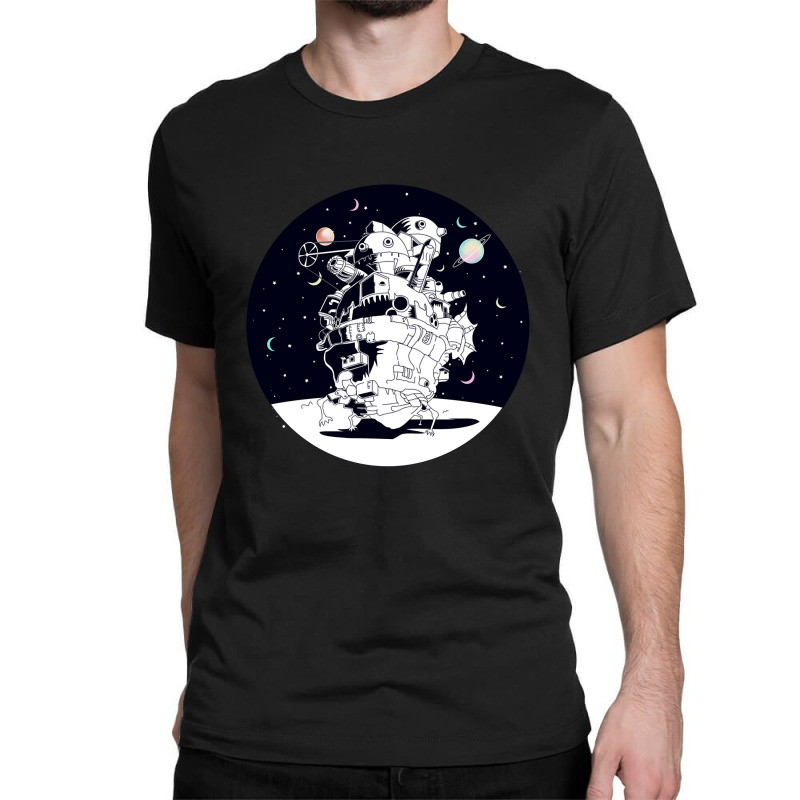 Trending Castle In A Starry Night Classic T-shirt | Artistshot