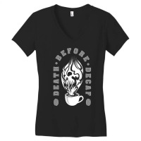 Hot Trend Death Before Decaf-j30f8 Women's V-neck T-shirt | Artistshot