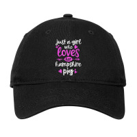 Just A Girl Who Loves Her Hampshire Pig Shirt Adjustable Cap | Artistshot