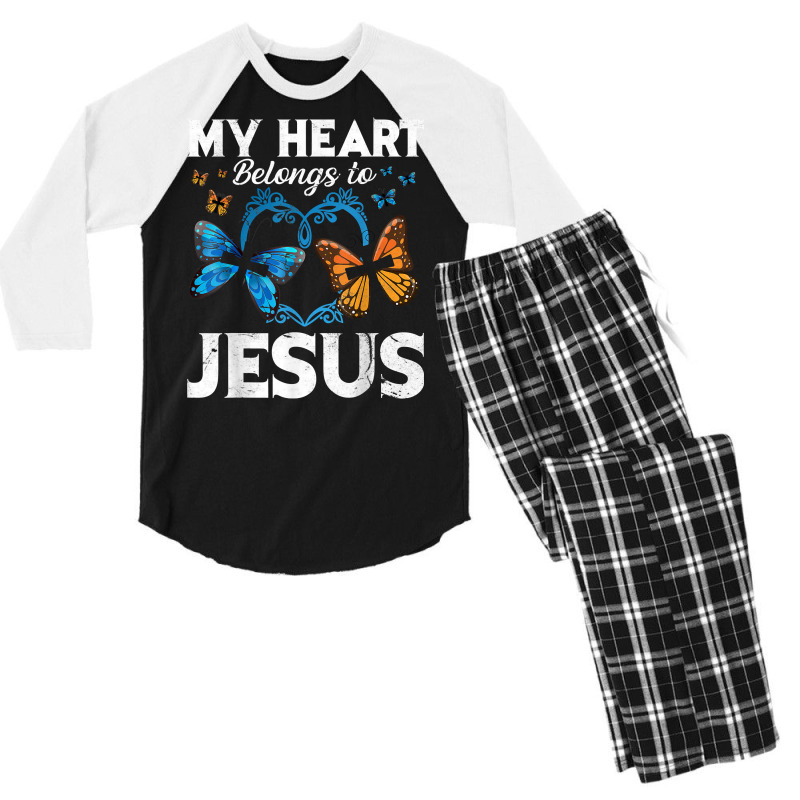 Im A Mighty Christian Warrior Women My Prayers Mathew 17 20 T Shirt Men's 3/4 Sleeve Pajama Set | Artistshot