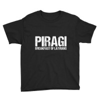 Piragi Breakfast Of Latvians Bacon Bun Food Latvia Youth Tee | Artistshot