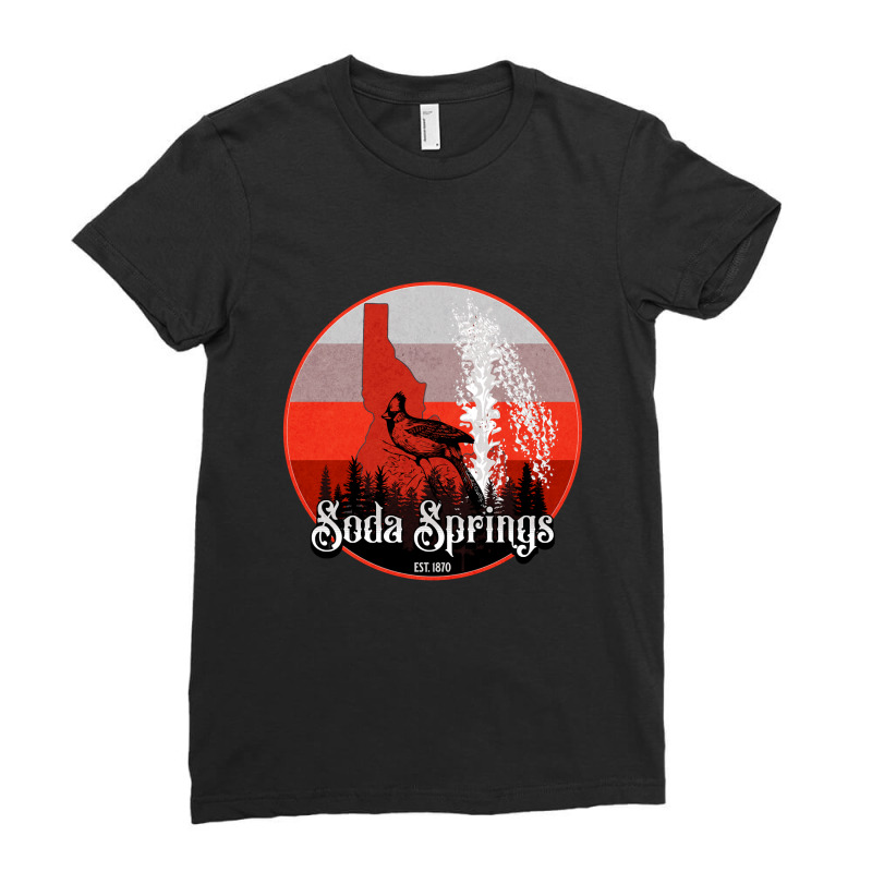 Trending Go Cards! - Soda Springs, Idaho Ladies Fitted T-Shirt by Berrios Crisp | Artistshot