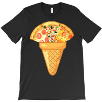 Pizza Ice Cream Fast Food And Ice Cream Collection T-shirt | Artistshot