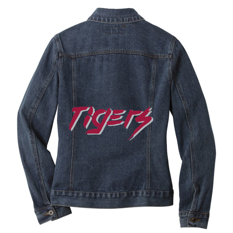 Hampden Sydney University Tigers Ladies Denim Jacket by LYDIABERRY | Artistshot