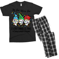 It's Fine We're Fine Everything Is Fine Daycare Provider T Shirt Men's T-shirt Pajama Set | Artistshot