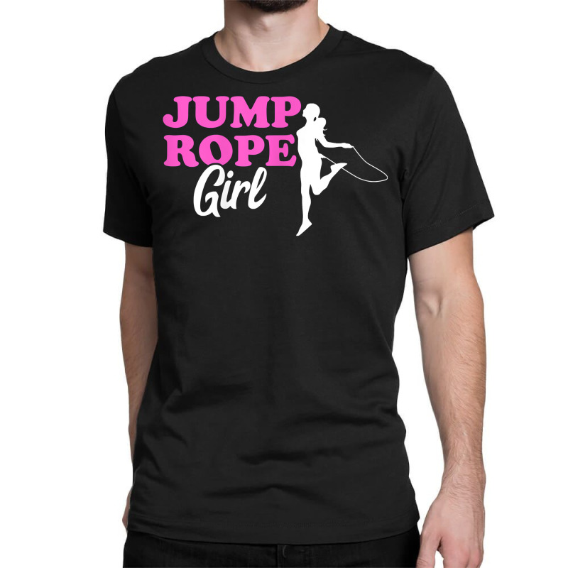 Jump Rope Girl Skipping Rope Rope Jumping Woman Gym Workout T Shirt Classic T-shirt | Artistshot