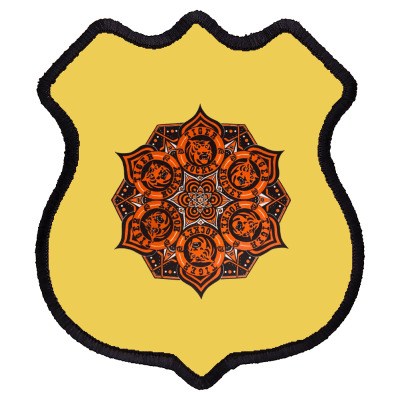 Tigers Mandala Logo Shield Patch Designed By Warning
