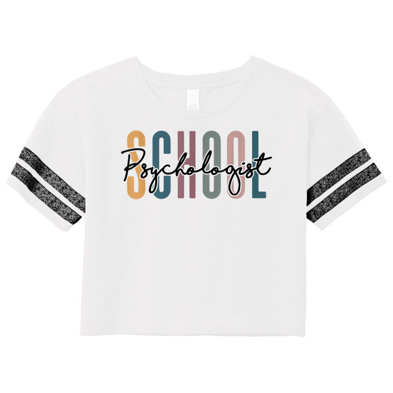 School Psychologist Rainbow Psychology Teacher Gift Women T Shirt Scorecard Crop Tee by polioukhi | Artistshot