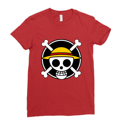 Pirate Anime Story Ladies Fitted T-shirt Designed By Warning