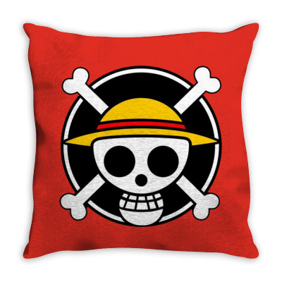Pirate Anime Story Throw Pillow Designed By Warning