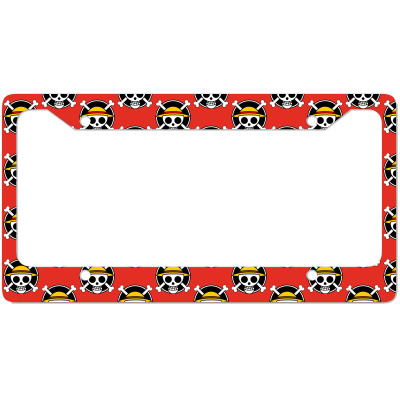 Pirate Anime Story License Plate Frame Designed By Warning