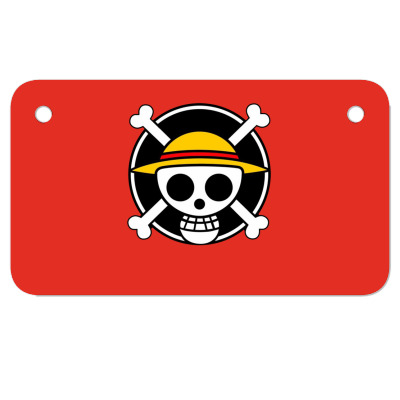 Pirate Anime Story Motorcycle License Plate Designed By Warning