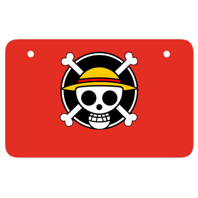 Pirate Anime Story Atv License Plate Designed By Warning