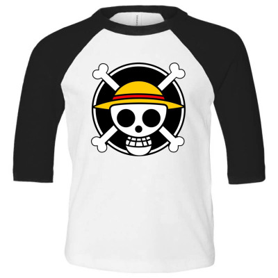 Pirate Anime Story Toddler 3/4 Sleeve Tee Designed By Warning