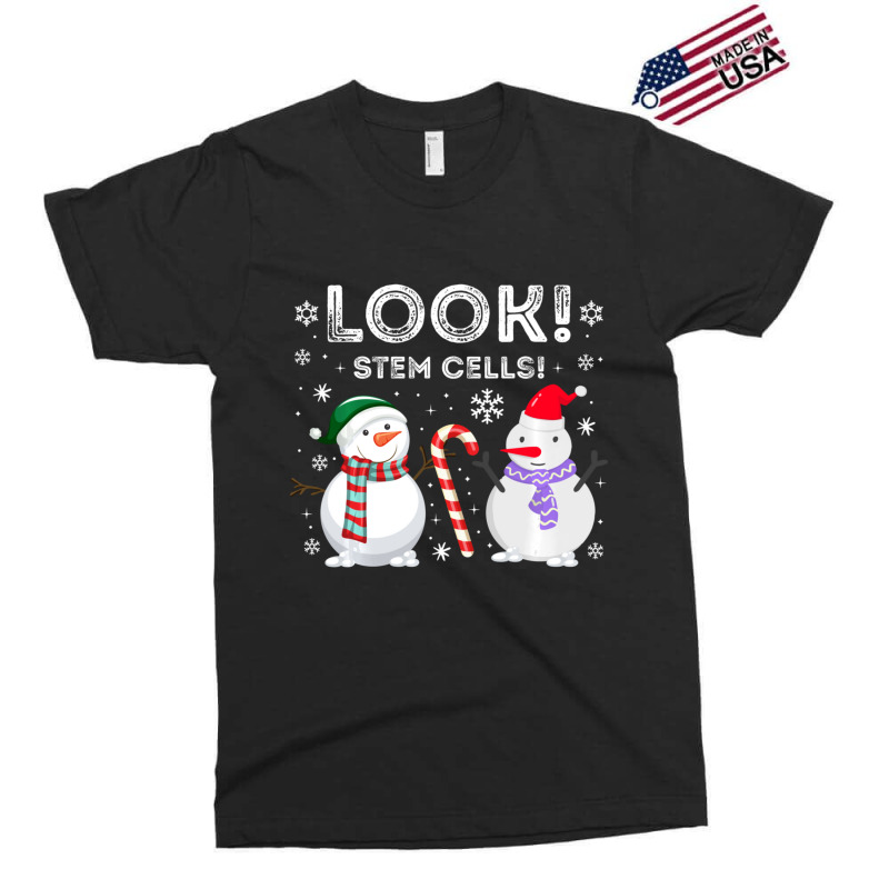 Stem Cell Snowman Christmas Science Humor Biology Lab Exclusive T-shirt | Artistshot