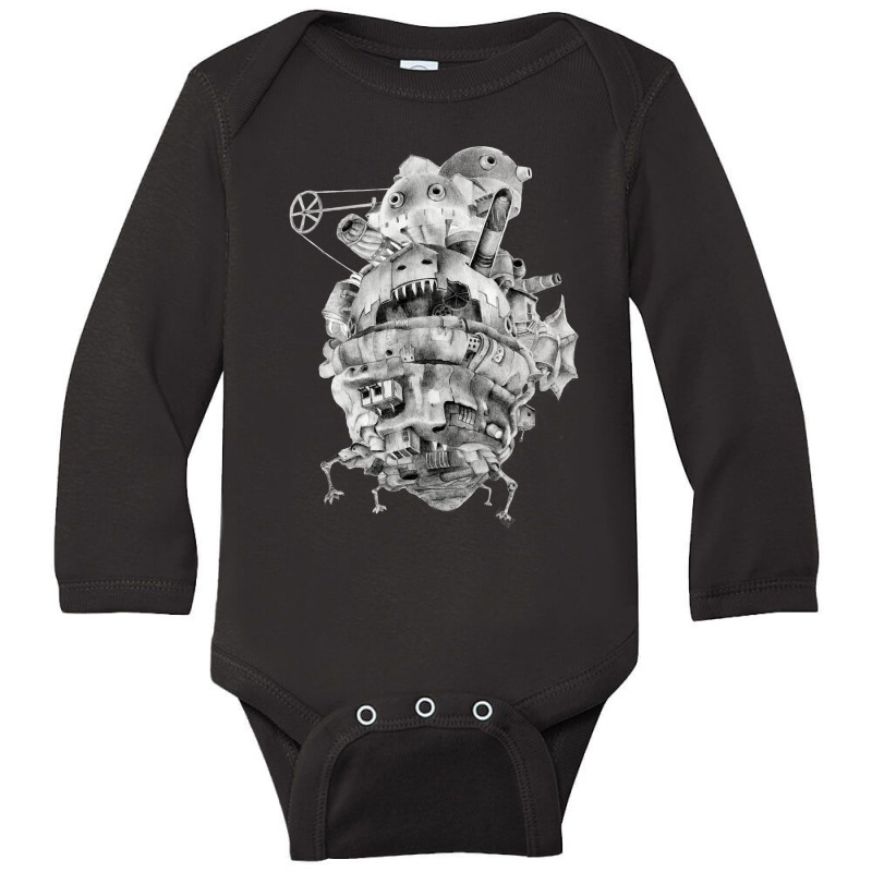 Trending Howl's Moving Castle-b5plw Long Sleeve Baby Bodysuit by Karyn Love | Artistshot